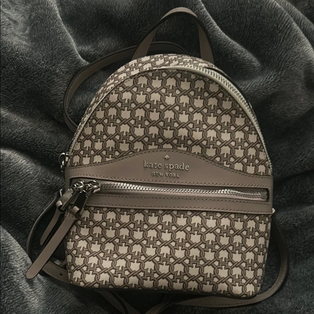 Kate Spade Geometric Mini Backpack - Picture 1 of 8